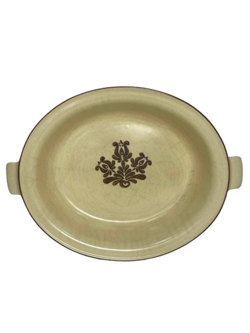 Vintage Pfaltzgraff Village Oval Vegetable Serving Bowl 11.5” Stoneware USA 6-11